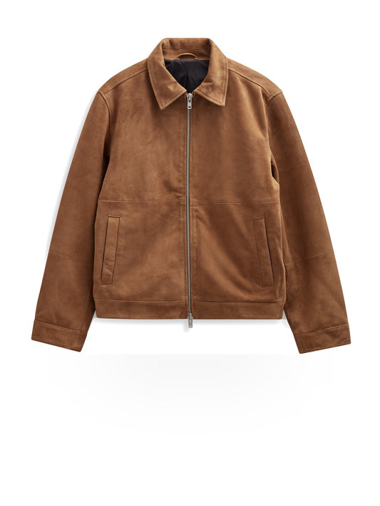 Anerkjendt Akcarl Suede Jacket - Capospalla Uomo - Ermine