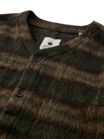 Anerkjendt Akdan Heavy Twill Check Overshirt - Camicie Uomo - Verde