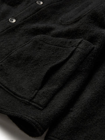 Anerkjendt Akowen Boiled Wool Overshirt - Camicie Uomo - Grigio
