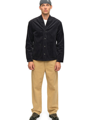 Anerkjendt Akotto Cord Overshirt - Camicie Uomo - Blu