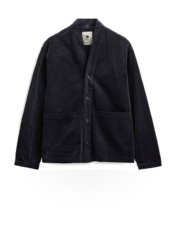 Anerkjendt Akotto Cord Overshirt - Camicie Uomo - Blu