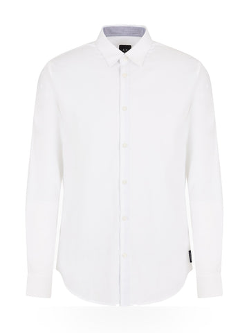 Armani Exchange Shirt - Camicie Uomo - Bianco