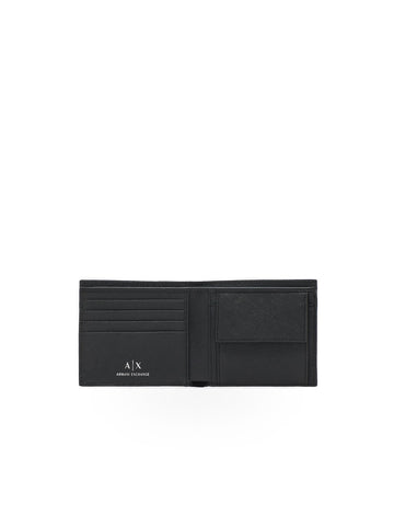Armani Exchange Wallet - Portafogli Uomo - Nero