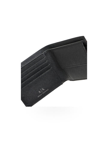 Armani Exchange Wallet - Portafogli Uomo - Nero