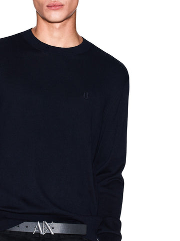 Armani Exchange Pullover - Maglieria Uomo - Deep Navy
