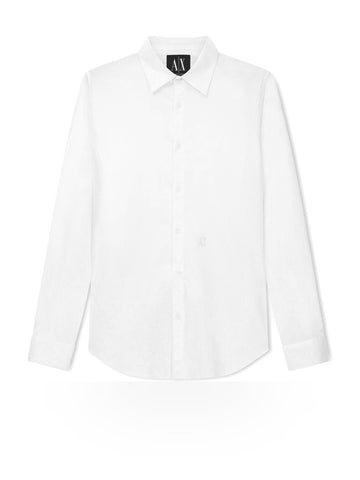 Armani Exchange Shirt - Camicie Uomo - Bianco