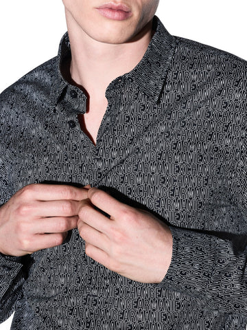 Armani Exchange Shirt - Camicie Uomo - Nero