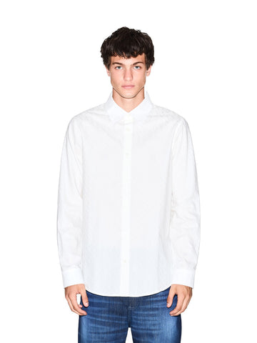 Armani Exchange Shirt - Camicie Uomo - Bianco