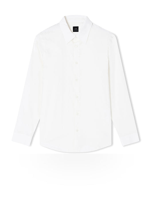 Armani Exchange Shirt - Camicie Uomo - Bianco