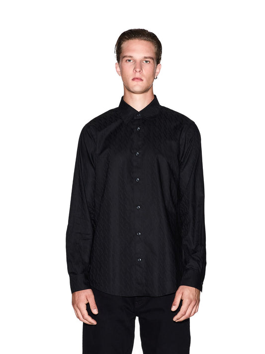 Armani Exchange Shirt - Camicie Uomo - Nero