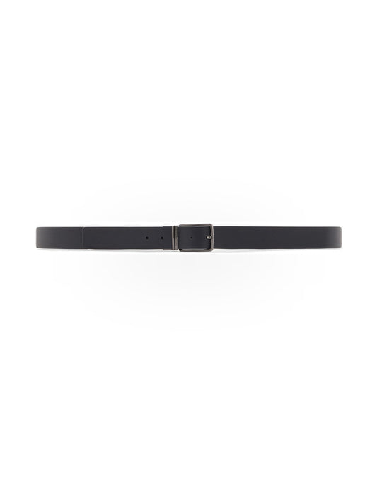Armani Exchange Tongue Belt - Cinture Uomo - Black/navy
