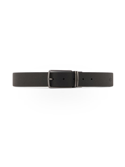 Armani Exchange Tongue Belt - Cinture Uomo - Black/navy