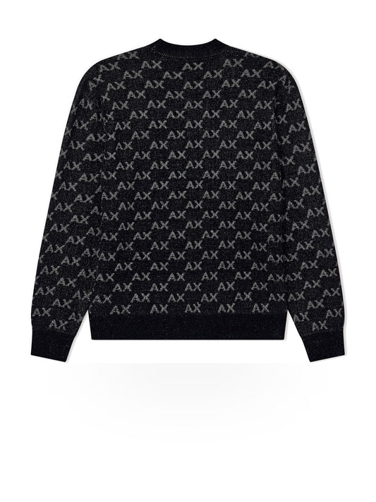 Armani Exchange Pullover - Maglieria Uomo - Black/alloy Ax Small