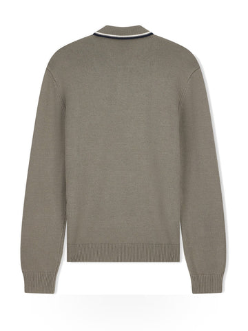 Armani Exchange Knit Polo - T-Shirt Uomo - Marrone