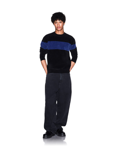 Armani Exchange Pullover - Maglieria Uomo - Black/blue Depth