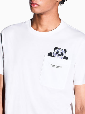 Armani Exchange T-Shirt - T-Shirt Uomo - Off White