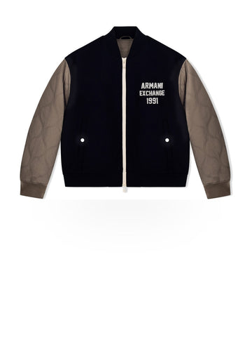 Armani Exchange Blouson Jacket - Capospalla Uomo - Deep Navy/falcon