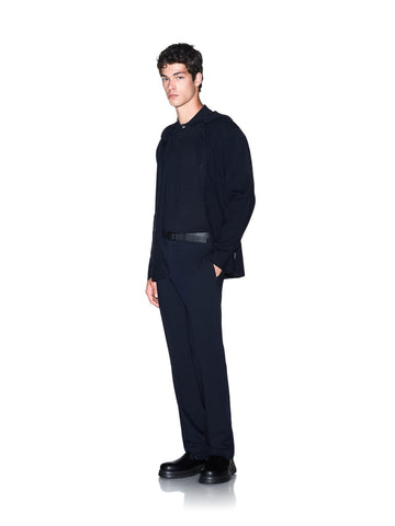 Armani Exchange Knit Polo - T-Shirt Uomo - Blu