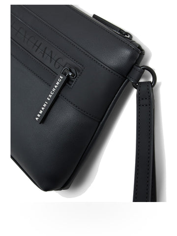 Armani Exchange Wristlet Case - Borse Uomo - Nero