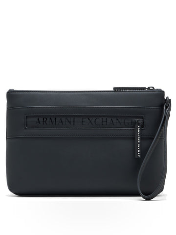 Armani Exchange Wristlet Case - Borse Uomo - Nero