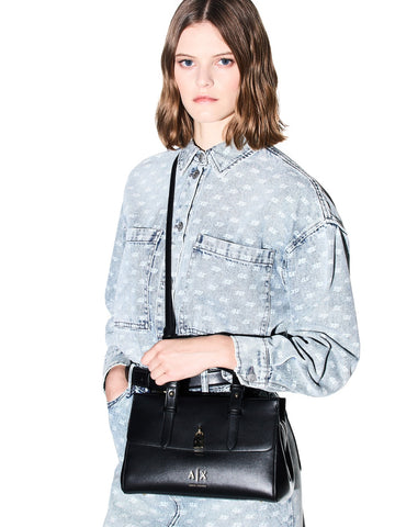 Armani Exchange Shopping Bag - Borse Donna - Nero