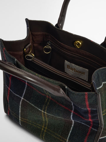 Barbour Barrhill Tartan Tote Bag - Borse Donna - Multicolore