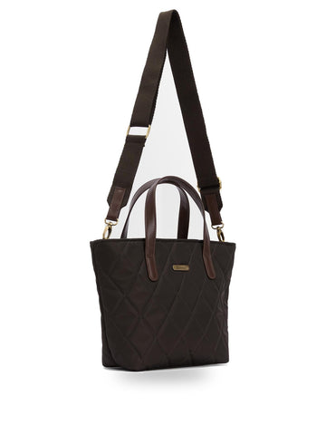 Barbour Mini Quilted Tote Bag - Borse Donna - Fango