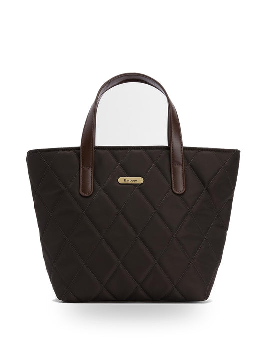 Barbour Mini Quilted Tote Bag - Borse Donna - Fango