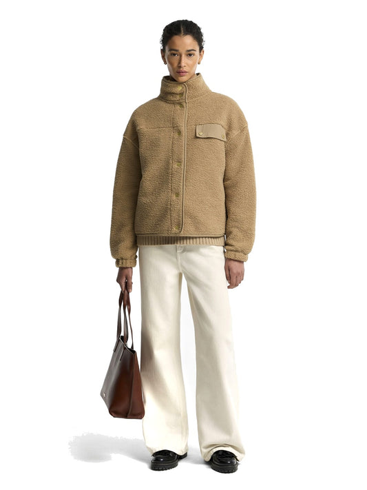 Barbour Mabel Fleece - Felpa Donna - Cammello