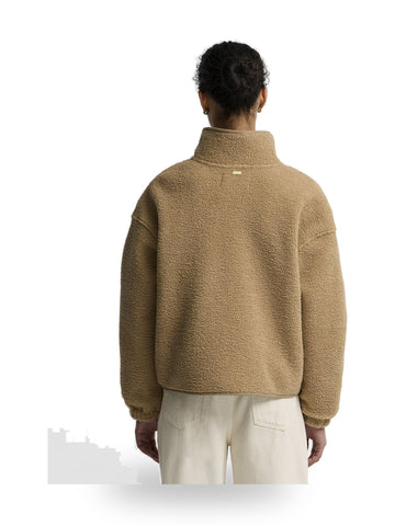 Barbour Mabel Fleece - Felpa Donna - Cammello
