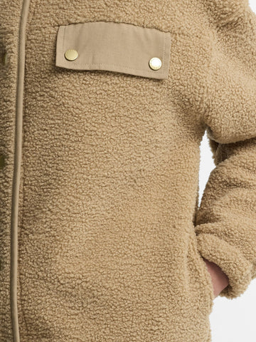 Barbour Mabel Fleece - Felpa Donna - Cammello