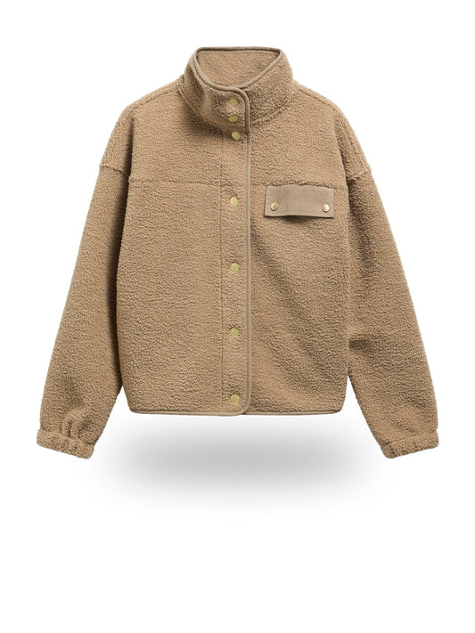 Barbour Mabel Fleece - Felpa Donna - Cammello