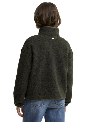 Barbour Mabel Fleece - Felpe Donna - Verde Militare