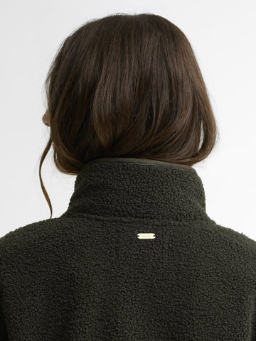 Barbour Mabel Fleece - Felpe Donna - Verde Militare