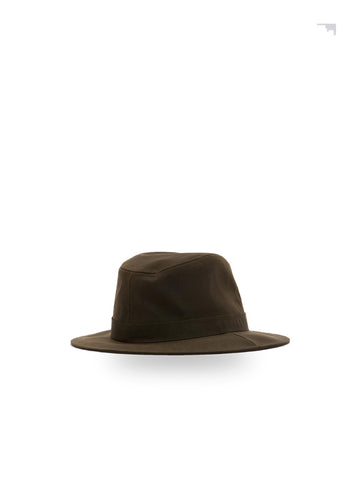 Barbour Vintage Wax Bushman Hat - Cappelli Donna - Verde Militare