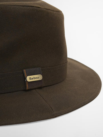 Barbour Vintage Wax Bushman Hat - Cappelli Donna - Verde Militare