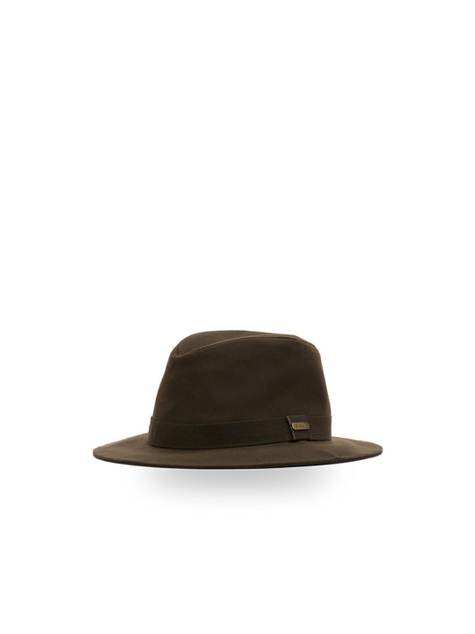 Barbour Vintage Wax Bushman Hat - Cappelli Donna - Verde Militare
