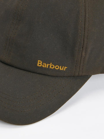 Barbour Belsay Wax Sports Cap - Cappelli Donna - Verde Militare
