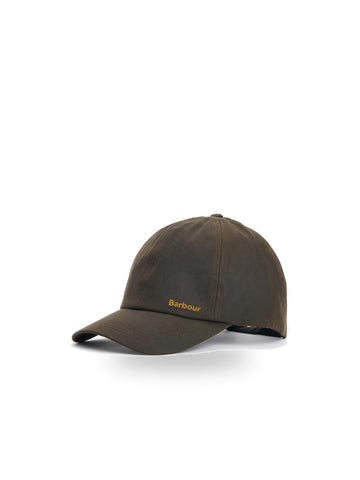 Barbour Belsay Wax Sports Cap - Cappelli Donna - Verde Militare