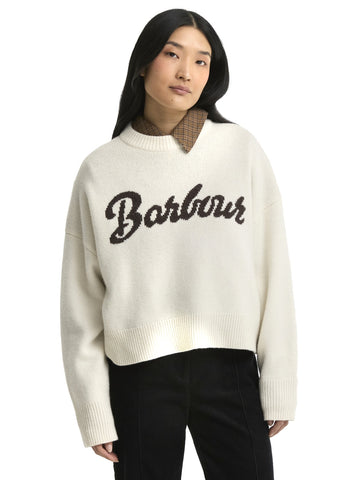 Barbour Ivybridge Knitted Jumper - Maglieria Donna - Ecru