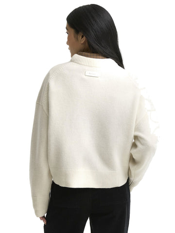 Barbour Ivybridge Knitted Jumper - Maglieria Donna - Ecru