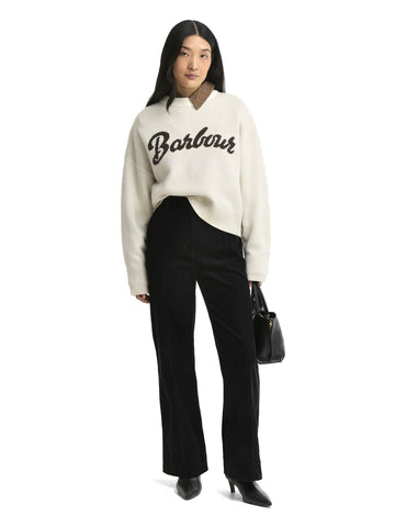 Barbour Ivybridge Knitted Jumper - Maglieria Donna - Ecru