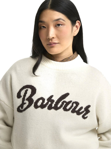 Barbour Ivybridge Knitted Jumper - Maglieria Donna - Ecru