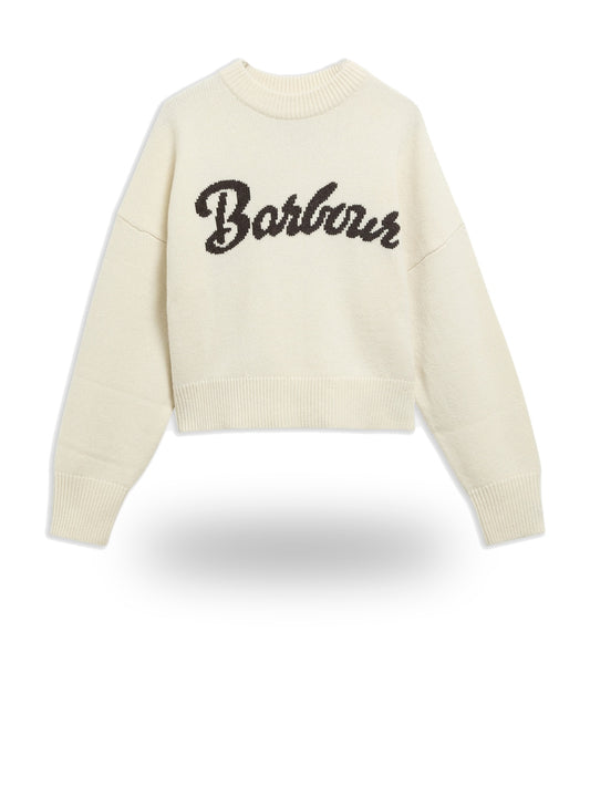 Barbour Ivybridge Knitted Jumper - Maglieria Donna - Ecru