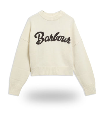 Barbour Ivybridge Knitted Jumper - Maglieria Donna - Ecru