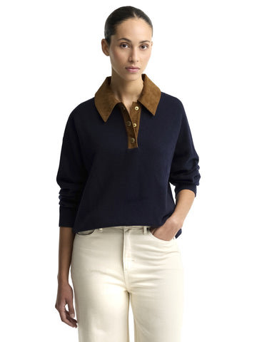 Barbour Ravenshill Knitted Jumper - Maglieria Donna - Blu