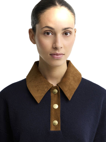Barbour Ravenshill Knitted Jumper - Maglieria Donna - Blu