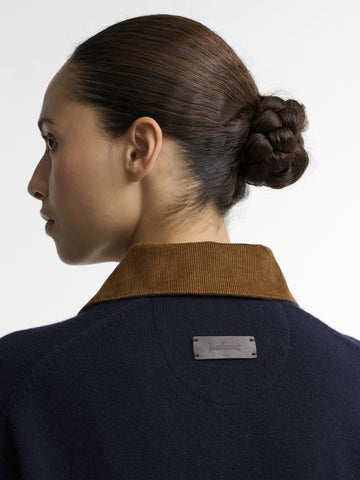 Barbour Ravenshill Knitted Jumper - Maglieria Donna - Blu