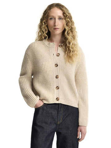 Barbour Adalyn Knitted Cardigan - Maglieria Donna - Sabbia
