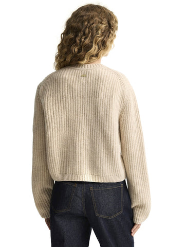 Barbour Adalyn Knitted Cardigan - Maglieria Donna - Sabbia